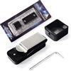 CUESOUL Biliardo Snooker Pool Cue Magnetico Chalk Holder con Clip da Cintura (Nero)