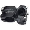 CANSUCC FOMTOR - Attacco manubrio per bicicletta, 25,4 × 32 mm, adatto per ciclismo su strada, MTB, BMX (nero, lega di alluminio)