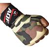 AQF Bendaggi Boxe, Fasce Boxe 4M, Bendaggio Muay Thai, Guantoni da Boxe Benda Elastic Sottoguanti,Tutore Polso Proteggi Mano Fasce Box per Kick Boxing, Allenamento Boxe & MMA (‎Verde Mimetico)