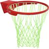 SAVITA 1pz Rete da Basket Luminosa, Nylon Robusto Rete per Canestro Retina Basket Energia Solare Rete Pallacanestro Fluorescente Verde per Esterno Sport Stadio Scuola (12 Loop di Dimensioni Standard)