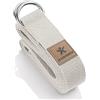 BODYMATE La Cintura da Yoga, Cinghie Corda da Yoga, Cotone Naturale, per allungamento Stretching Yoga Fitness Pilates