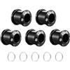 Chooee Singola/Doppia Bulloni Corona per Bicicletta,M8 Corona Viti per MTB/Bici da Strada, 5 Set