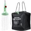 RISEPRO XH07 Doccia solare, serbatoio a borsa da 40 litri, da campeggio, a riscaldamento solare con acqua a temperatura di 45°C ideale per escursioni e arrampicate