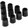 MUXSAM 10pcs Golf Ferro Puntali Con Doppio Anello Argento Per 0.350 Ferro Albero
