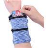 bbfly Borsellino da polso, borsa da polso sportiva con cerniera, per jogging, passeggiate, corsa, passeggiate con il cane, bicicletta e yoga ecc (Nero, L)