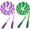 MoKo Corda per saltare, 2 pezzi in TPU regolabile premium, skipping rope regolabile con manico antiscivolo, per uomo e donna, allenamento velocità, fitness