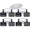 CYCEARTH 4 paia di pastiglie freno Bike Disc per TRP Tektro Shimano Deore Br-M575 M525 M515 T615 T675 M505 M495 M486 m485 M475 M465 M447 M446 M445 M416 15 M3. 95 M375 M315 M355 C601 C501s