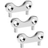 Amacoam Barca Serbatoio Deck Filler Chiave di Ricambio Barca Durevole Deck Riempimento Chiave Piastra in Acciaio Inox 316 Heavy Duty Marine Gas Cap Aperto Strumento di Sostituzione for Deck Filler 3 Pezzi