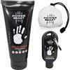 Power Beast Pack Magnesite Liquido 200Ml+50Ml+60Gr, Magnesite Esfera Riutilizzabile, Liquid Chalk, Gesso Liquido, Sollevamento Pesi, Arrampicata, PoleDance, Cross Training.