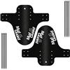 Gibsob 2 Pezzi Parafango MTB, Mud Guard Bici, Set Parafango per Mountain Bike, Mud Guard Bici, Parafango Compatibile Anteriore e Posteriore e Sono Adatti per Ruote di Dimensioni da 16 a 29 Pollici