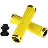 CarbonEnmy Impugnature per manubrio di bicicletta MTB, da trekking, da avvitare, modello 808, Giallo