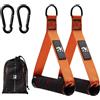 Slim Panda Maniglie Palestra, 2 Pezzi Maniglia Palestra Cavi da Lat Machine per Esercizi, Maniglie per Fitness di Resistenze con D Impugnature per Home Fitness, Tricipiti, Allenamento, Nero