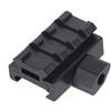 FOCUHUNTER Aluminum Riser Tactical Montaggio per Cannocchiale 20mm Picatinny/Weaver Dovetail su Montaggio con Dado QD