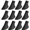 VABNEER Gommini Bastoncini Trekking, 12 Pezzi / 6 Paia Punte di Gomma di Ricambio per Bastoni da Trekking Protezioni, Universali Bastoncini da Nordic Walking da Trekking 10mm / 0.4