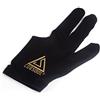 CUESOUL 10pcs / Set 3 Finger Gloves Biliardo Snooker Cue Guanti (Nero)