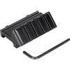 FOCUHUNTER Tattico 45 Gradi Offset Ferroviario Montaggio Weaver/Picatinny 4 Slot per Montaggio Quick Release Base di Montaggio Portata Adattatore