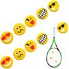 Vastsea 10 Pezzi di Ammortizzatore in Silicone per Racchetta, Ammortizzatore da Tennis, Antiurto e Antiscivolo, Adatto per Giocatori di Tennis (Colore Casuale)