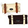 MONTEGRAPPA Borsello Borsa sottosella in Simil Cuoio - 100% Made in Italy - Panna/Marrone (Marrone)