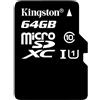 Kingston SDC10G2/64GB MicroSDXC Class 10 UHS-I Card, Capacità fino a 64 GB, 45 MB/s Read and 10 MB/s Write