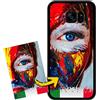 FarmyGadget Cover Personalizzata per Samsung S7 Edge, TPU Nero Morbida, Custodia Personalizzabile con Foto, Immagine, Testo, Loghi