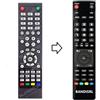 Remote SU4013 Telecomando compatibile per TV Akai solo per modelli in descrizione