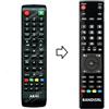 Remote SU4954 Telecomando compatibile per TV AKAI solo per modelli in descrizione