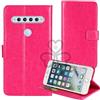 TienJueShi Rosa Premium Retro Stand Portafoglio TPU Silicone Caso per TCL 10 5G T790Y T790H 6.53 inch in Pelle Case Copertina Custodia Protettiva Cover