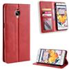 Jielangxin Cover per OnePlus 3,Custodia in Pelle Custodia per OnePlus 3 A3000 A3003 Custodia Case Cover Red