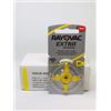 Varta Rayovac Extra Advanced Batterie Acustiche Zinco Aria, Formato 10 Value Pack da 40 Batterie, Giallo (40 batterie, giallo)