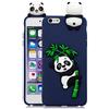 HopMore Compatibile con Cover iPhone 6S / 6 (4.7 inch) Silicone Disegni 3D Divertenti Fantasia Gomma Morbido Custodia iPhone 6 6S Antiurto Protettiva Slim TPU Case Bumper Molle Caso - Panda Blu