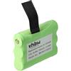 vhbw batteria compatibile con Motorola SX600, SX800, SX800R, SX500R, FV300, FV500, FV700, SX900, FV700R, SX900R radio (700mAh, 3,6V, NiMH) - Sostituisce KEBT-086-B, 53617, 3XCAAA