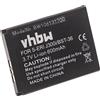 vhbw batteria compatibile con Sony-Ericsson T270, T270i, T280, T280i, W200, W200i, z310, Z310i smartphone cellulare (600mAh, 3,7V, Li-Ion)