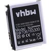 vhbw Batteria LI-ION 600mAh (3.7V) compatibile con SAMSUNG SGH-D900 / SGH-D900i / SGH-E490 / SGH-E780 / D 900 900i i E 490 780