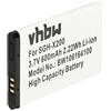 vhbw batteria compatibile con Samsung GT-E1190, GT-E1200, GT-E1200i, GT-E1230, GT-E1310B, GT-E2350, GT-E2350B Smartphone (600mAh, 3.7V, Li-Ion)