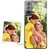 Coverpersonalizzate.it - Cover personalizzata compatibile per Samsung S21 5G con la tua foto o la tua frase - Custodia personalizzata in tpu trasparente