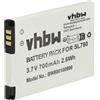 vhbw batteria compatibile con Siemens Gigaset SL350, SL350H, SL400, SL400A, SL400H, SL450 telefono fisso cordless (700mAh, 3,7V, Li-Ion)