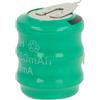 vhbw 14H Ni-MH Batteria 80mAh (3.6V) 2 Pin compatibile con modellismo, lampade solari, telefono, Commodore Amiga 500, 500+,2000, ecc.