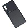 Kepuch Mowen Cover Custodia Case Piastra Metallica Incorporata per Samsung Galaxy A70 - Nero