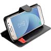 ebestStar - Cover Compatibile con Samsung J3 2017 Galaxy SM-J330F Custodia Portafoglio Pelle PU Protezione Libro Flip, Nero [Apparecchio: 143.2 x 70.3 x 7.9mm, 5.0'']