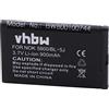 vhbw 1x batteria compatibile con Nokia N900, X1-00, 5800 XpressMusic, X1-01, X6-00, C3-00, X6-00 16GB smartphone cellulare (900mAh, 3,7V, Li-Ion)