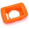 vhbw custodia compatibile con Garmin Edge 520 computer GPS, navigatore per bici - Cover, arancione, silicone