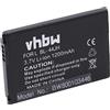 vhbw batteria sostituisce LG BL-44JH, EAC61839001, EAC61839006, EAC61878801, EAC61878801 AAC per smartphone cellulare (1200mAh, 3,7V, Li-Ion)