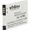 vhbw Batteria vhbw per Siemens GigaSet SL400, SL 400A, SL 400H, SL610, SL78, SL78H, SL780, SL785, SL788, X656, 4250366817255,950mAh