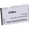 vhbw batteria compatibile con Alcatel OneTouch 2012 smartphone cellulare (700mAh, 3,7V, Li-Ion)