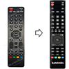 Remote Telecomando Compatibile Nordmende per TV Smart e UHD, Nessuna Programmazione Richiesta