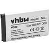vhbw Li-Ion batteria 700mAh (3.7V) compatibile con Motorola V500, V525, V550, V555, V60, V600, V60i, V620, V635 come BA600, SNN5222 smartphone