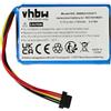 vhbw 1x batteria compatibile con TomTom Go 6200, 6100, 6250, 4FL60 navigatore GPS (1100mAh, 3,7V, Li-Ion)