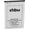 vhbw Li-Ion batteria compatibile con cellulari, smartphone ZTE Blade A3, A5, AF3, AF5, C341, T220, T221, T230 (1400mAh, 3.7V)