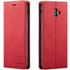 FMPC Custodia Compatibile con Samsung Galaxy J6 Plus, Supporto Flip Caso in Pelle Cover Libro Magnetica Portafoglio Samsung Galaxy J6 Plus, Rosso