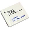 P4A OTB Batteria Per Canon IXUS 107, 750mAh, Sostituito: NB-6L, NB-6LH